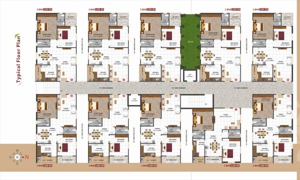  towers Block A Cluster Plan