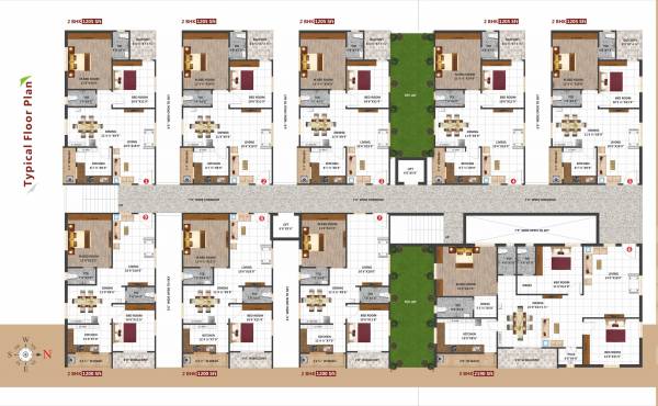  towers Block C Cluster Plan
