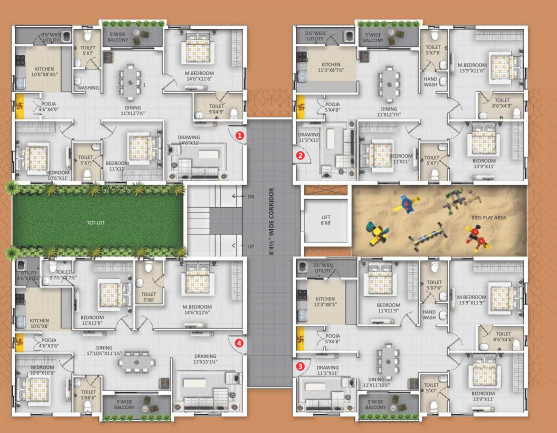  surya-elite Surya Elite Cluster Plan