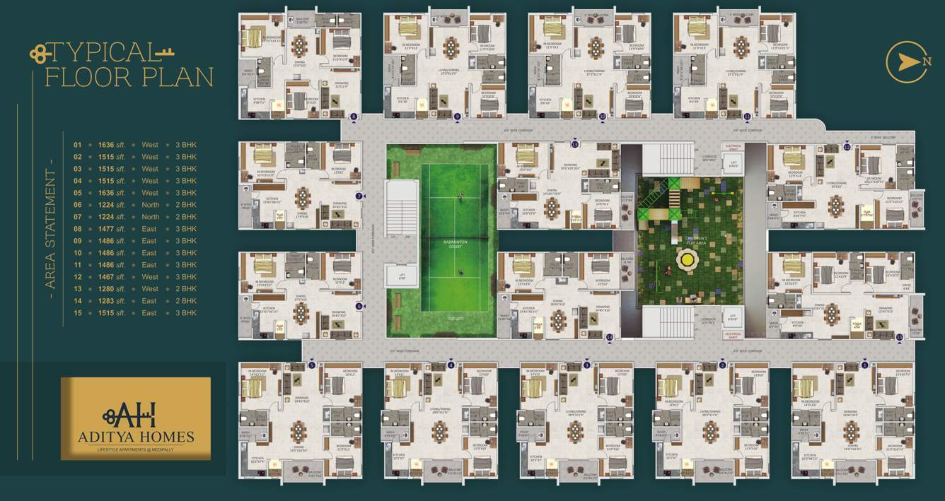  homes Homes Cluster Plan