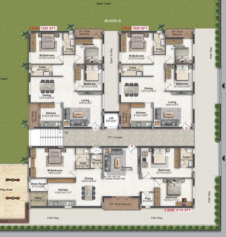  green oaks block d Green Oaks Block D Cluster Plan