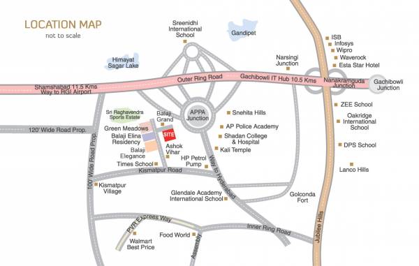  balaji-harmony Location Plan
