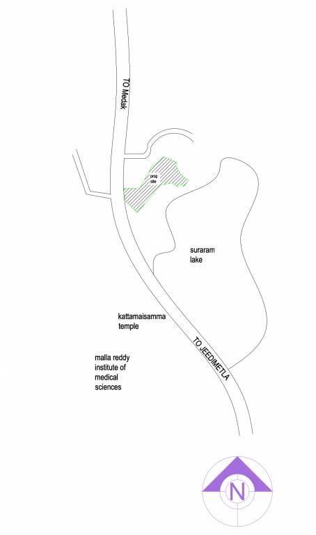  sambavathi lake view Location Plan
