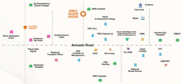 Location Plan rajesh-avenue Location Plan