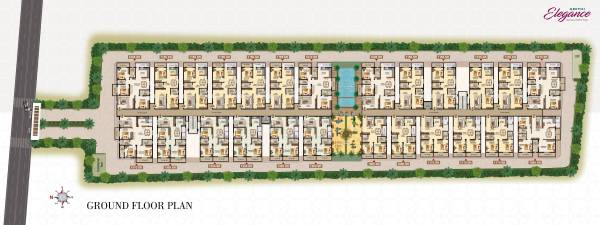  elegance Elegance Cluster Plan for ground Floor