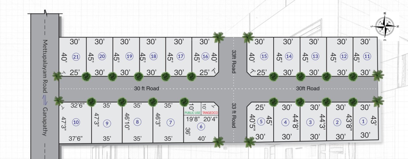  arudhra garen Layout Plan