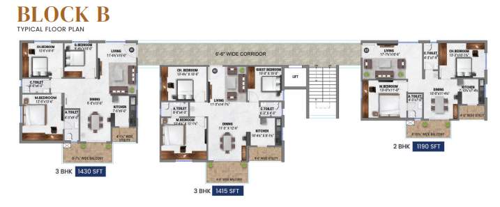  annes fortune green home swan Block B Cluster Plan