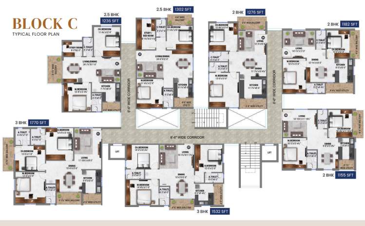  annes fortune green home swan Block C Cluster Plan