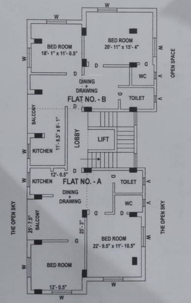  silver-green-i Silver Green I Cluster Plan For Typical Floor