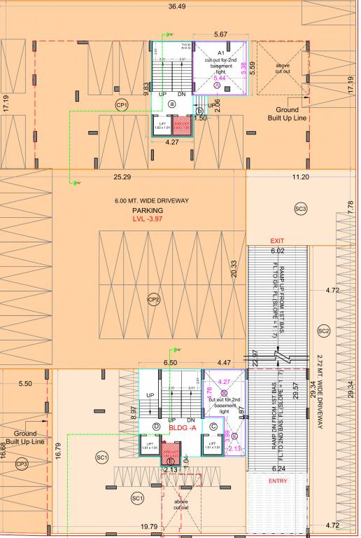  the atmosphere serene A, B 1st Basement Cluster Plan