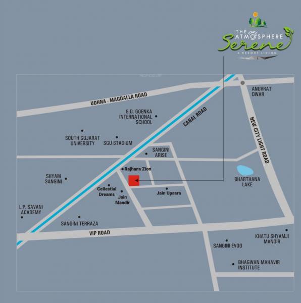  the-atmosphere-serene Location Plan