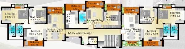  kalidas-raikar Kalidas Raikar Cluster Plan for 1st Floor