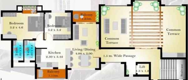  kalidas-raikar Kalidas Raikar Cluster Plan for 2nd Floor