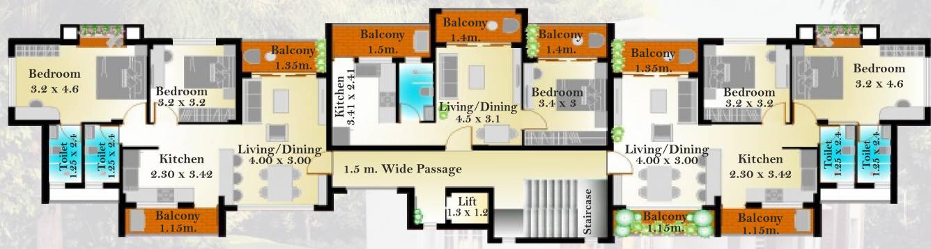  kalidas raikar Kalidas Raikar Cluster Plan for Upper ground Floor
