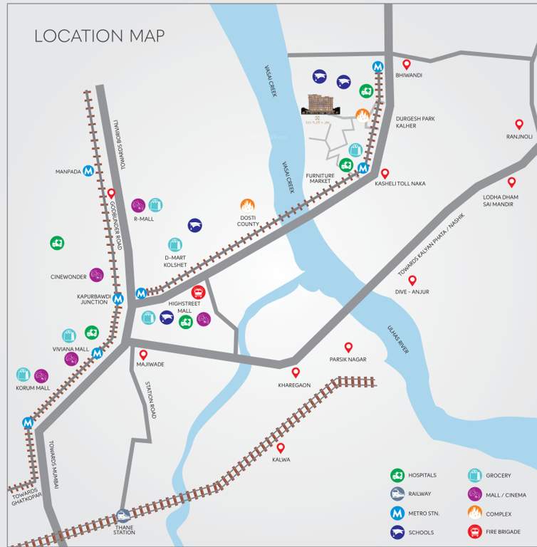  sai platinum residency Location Plan