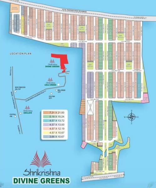 Layout Plan divine-greens Layout Plan