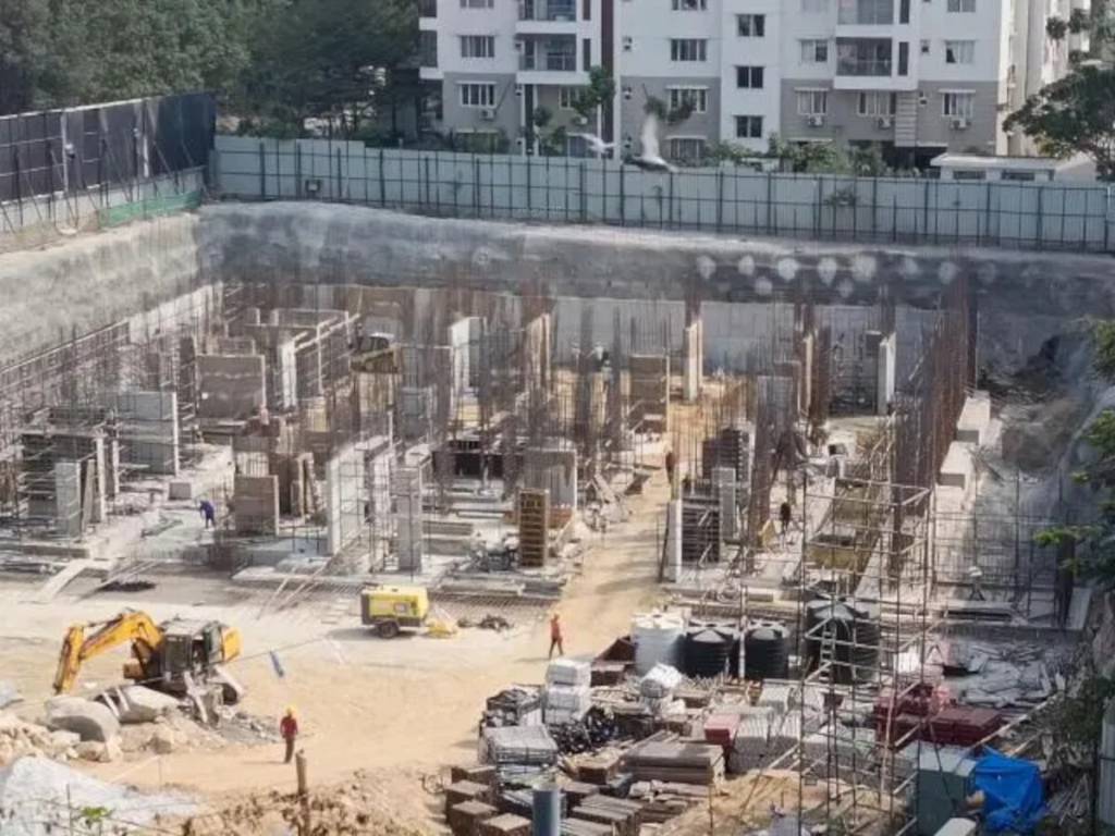  waterfront Towers 1 Construction Status Feb 24