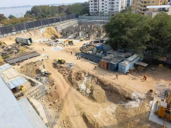  waterfront Towers 1 Construction Status Feb-24