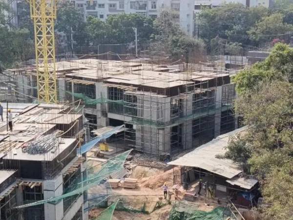  waterfront Towers 1 Construction Status Feb-24