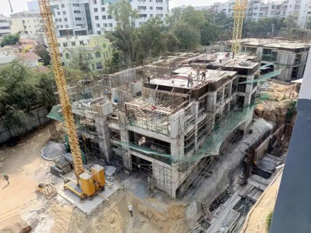  waterfront Towers 1 Construction Status Feb 24