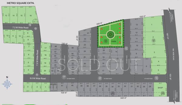  metro-square Layout Plan