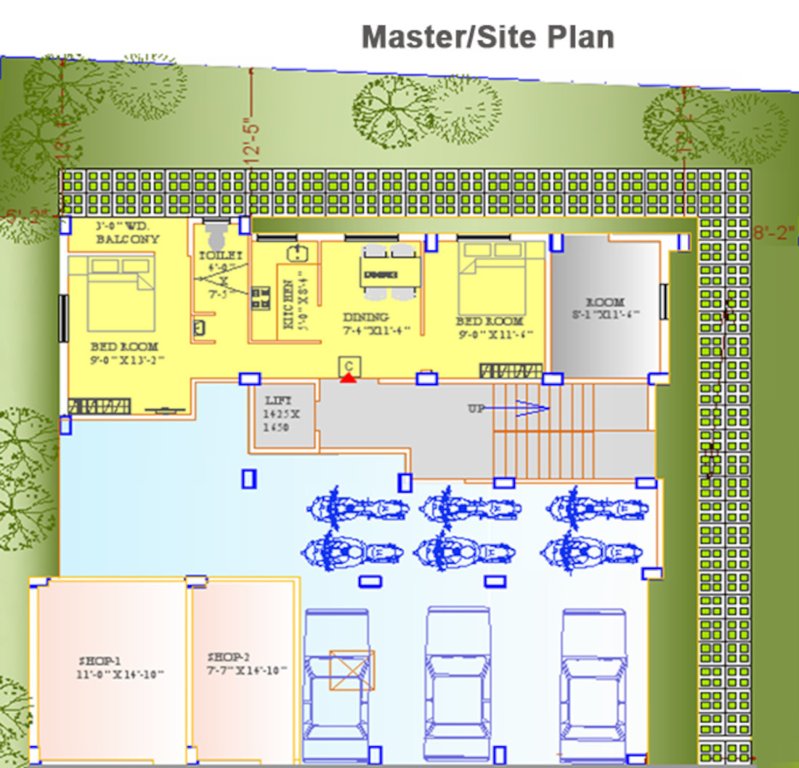  chitrakut enclave Neelkanth Chitrakut Enclave Cluster Plan for ground Floor
