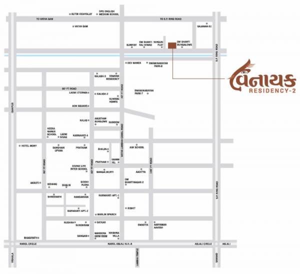  vinayak-residency-2 Location Plan