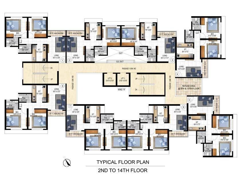  balaji govind Balaji Govind A Wing Cluster Plan
