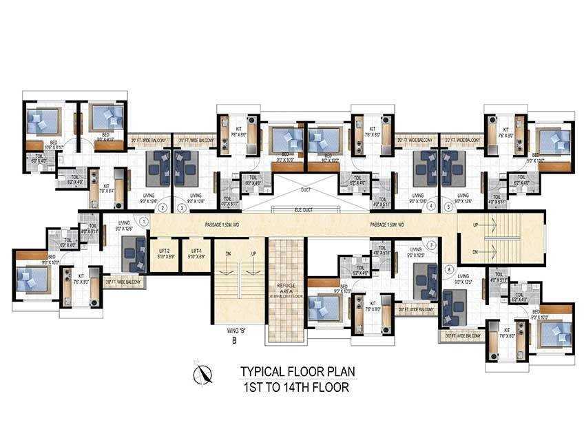  balaji govind Balaji Govind B Wing Cluster Plan