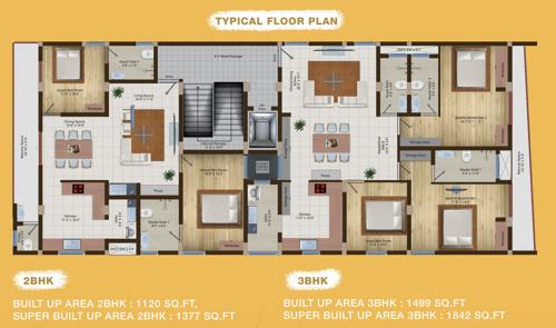 RK Homes Airvatha Cluster Plan from 1st to 4th Floor rk-homes-airavatha RK Homes Airvatha Cluster Plan from 1st to 4th Floor