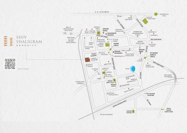  shiv-shaligram-serenity Location Plan