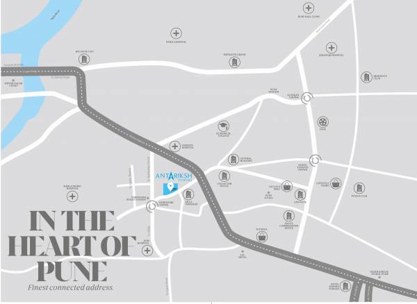  antriksh-towers-22-32 Location Plan