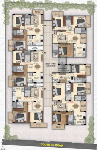  luxo Luxo Cluster Plan From 1st To 3rd Floor