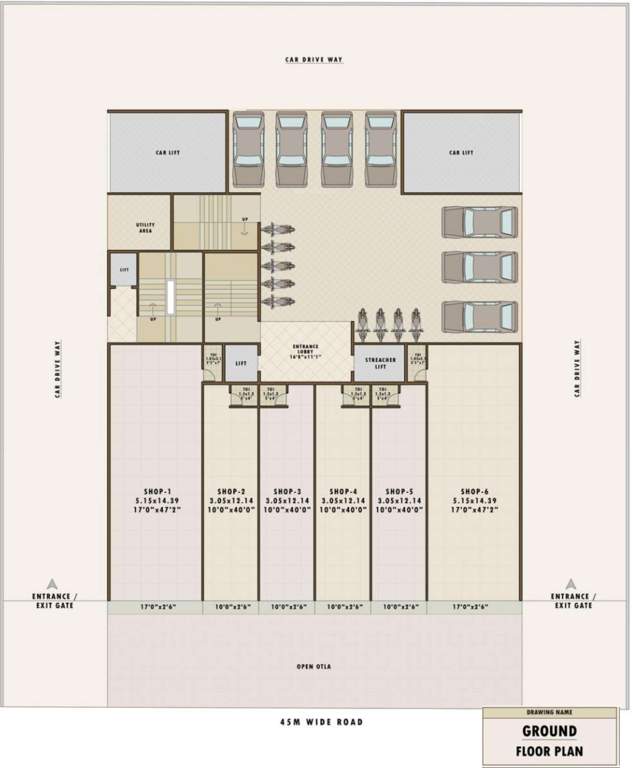  neelkanth avenue Neelkanth Avenue Cluster Plan For Ground Floor