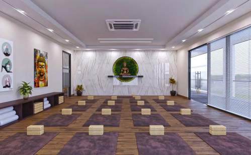 oak tree Yoga/ Meditation Area