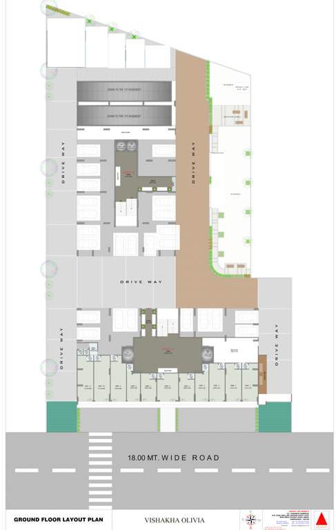  vishakha olivia Block A And Block B Cluster Plan for ground Floor
