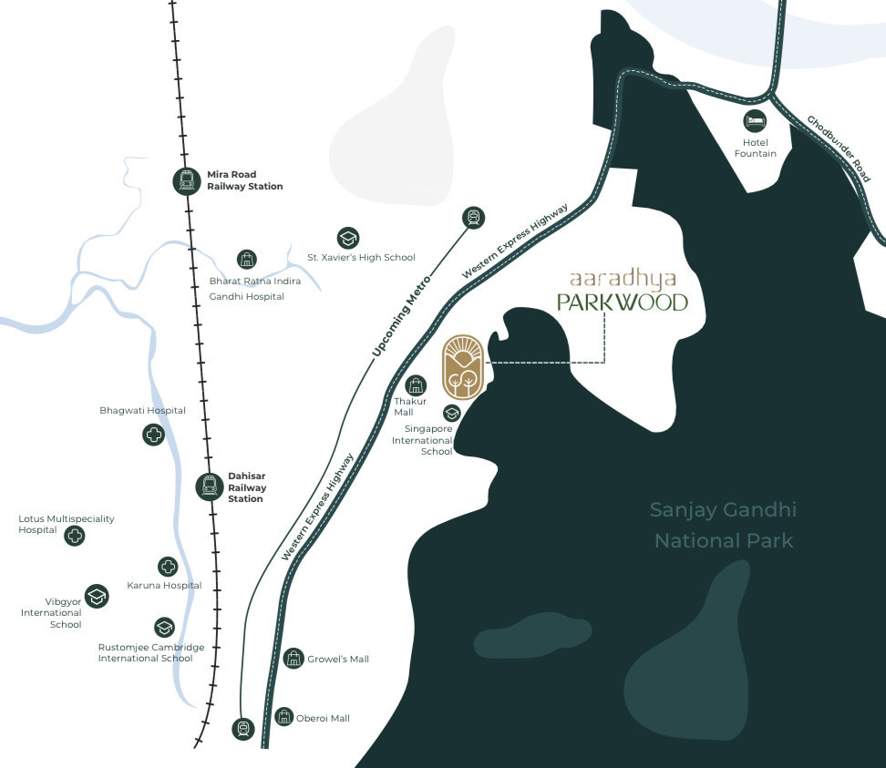  aaradhya parkwood 1 Location Plan