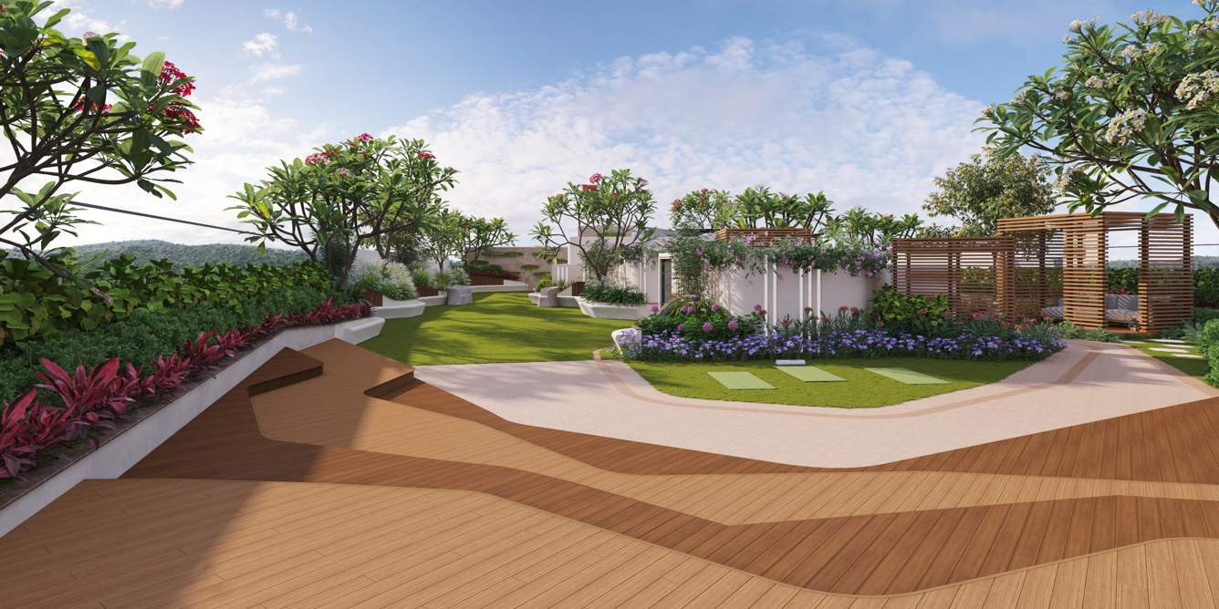  aaradhya parkwood 1 Terrace Garden