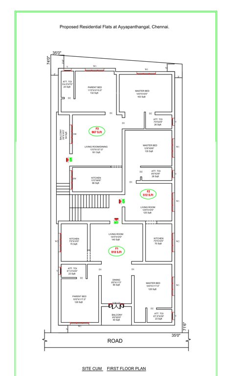  hannahs elite Hannahs Elite Cluster Plan for 1st Floor