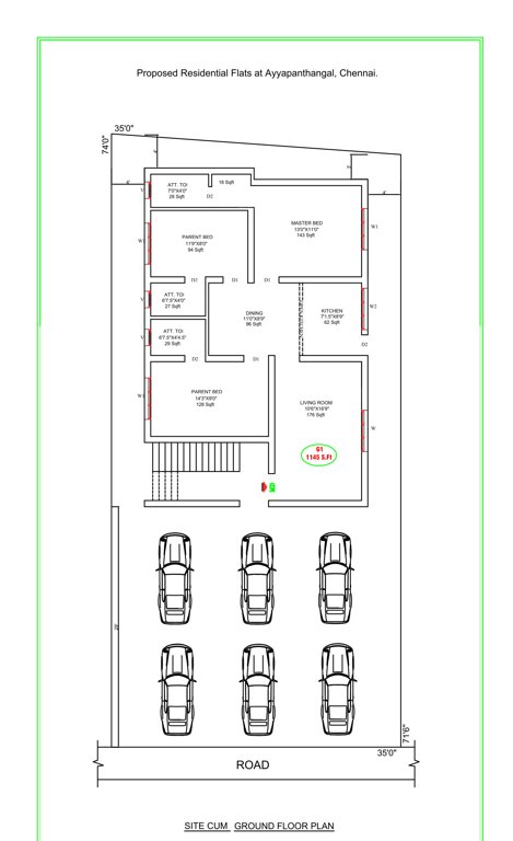  hannahs elite Hannahs Elite Cluster Plan For Ground Floor