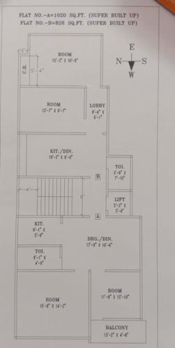  griho-swastik Griho Swastik Cluster Plan from 1st to 4th Floor