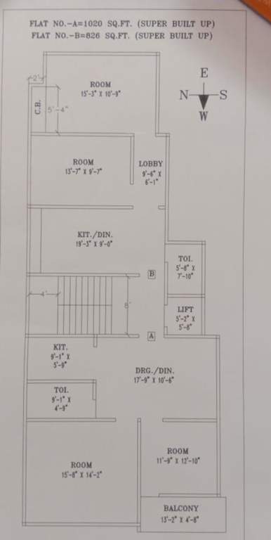  griho swastik Griho Swastik Cluster Plan from 1st to 4th Floor