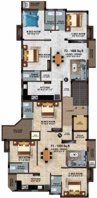 avenue MP Avenue Cluster Plan for 1st Floor