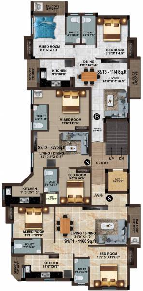  avenue MP Avenue Cluster Plan from 2nd to 3rd Floor