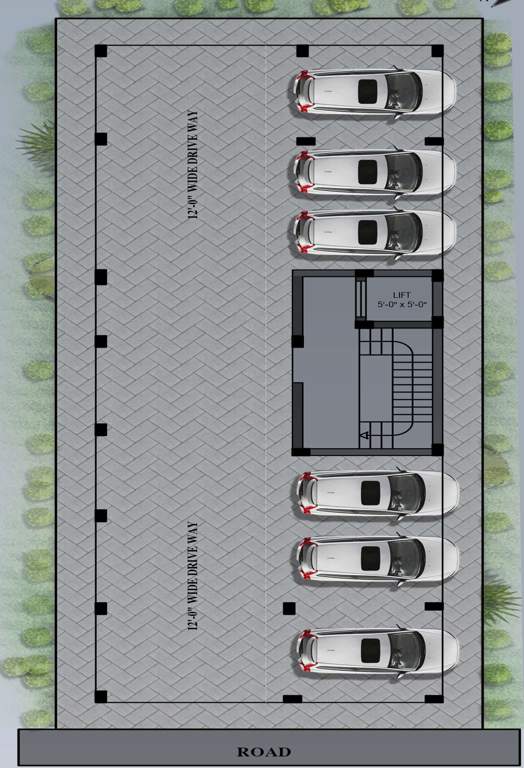  amsavel flats Amsavel Flats Cluster Plan For Ground Floor