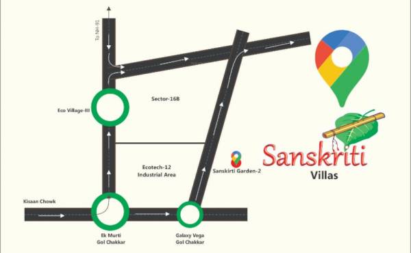  villas Location Plan