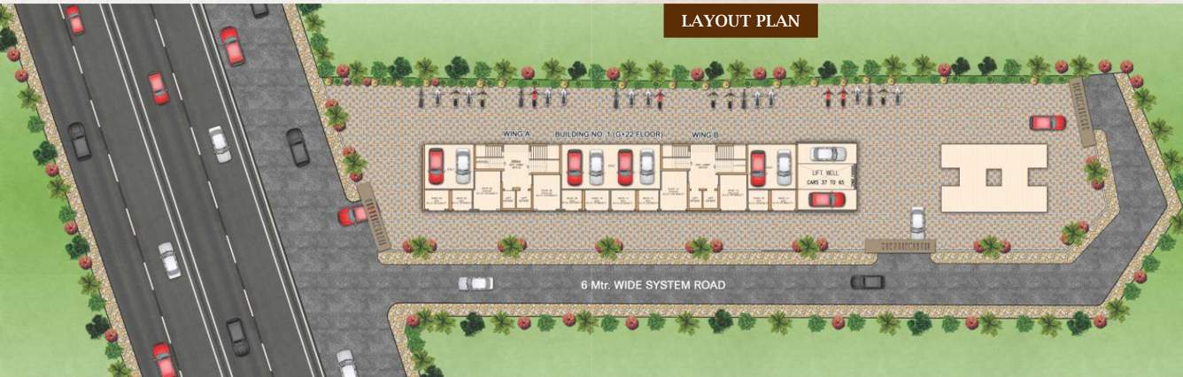  amin heritage Layout Plan