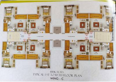  park Wing A Cluster Plan