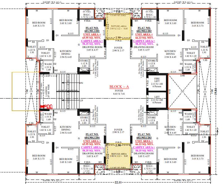  vishakha eliana Block A Cluster Plan