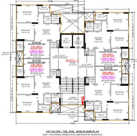  vishakha eliana Block C Cluster Plan